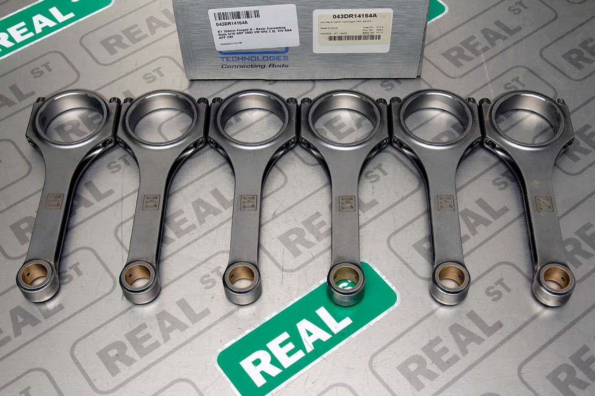 Шатуны K1 Technologies H-Beam (6.457" / 164 мм, ARP) — Golf GTI VR6 95-99 MK3