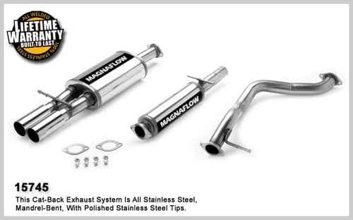 Выхлоп MagnaFlow Touring Cat-Back — VW GTI MK4 1.8T