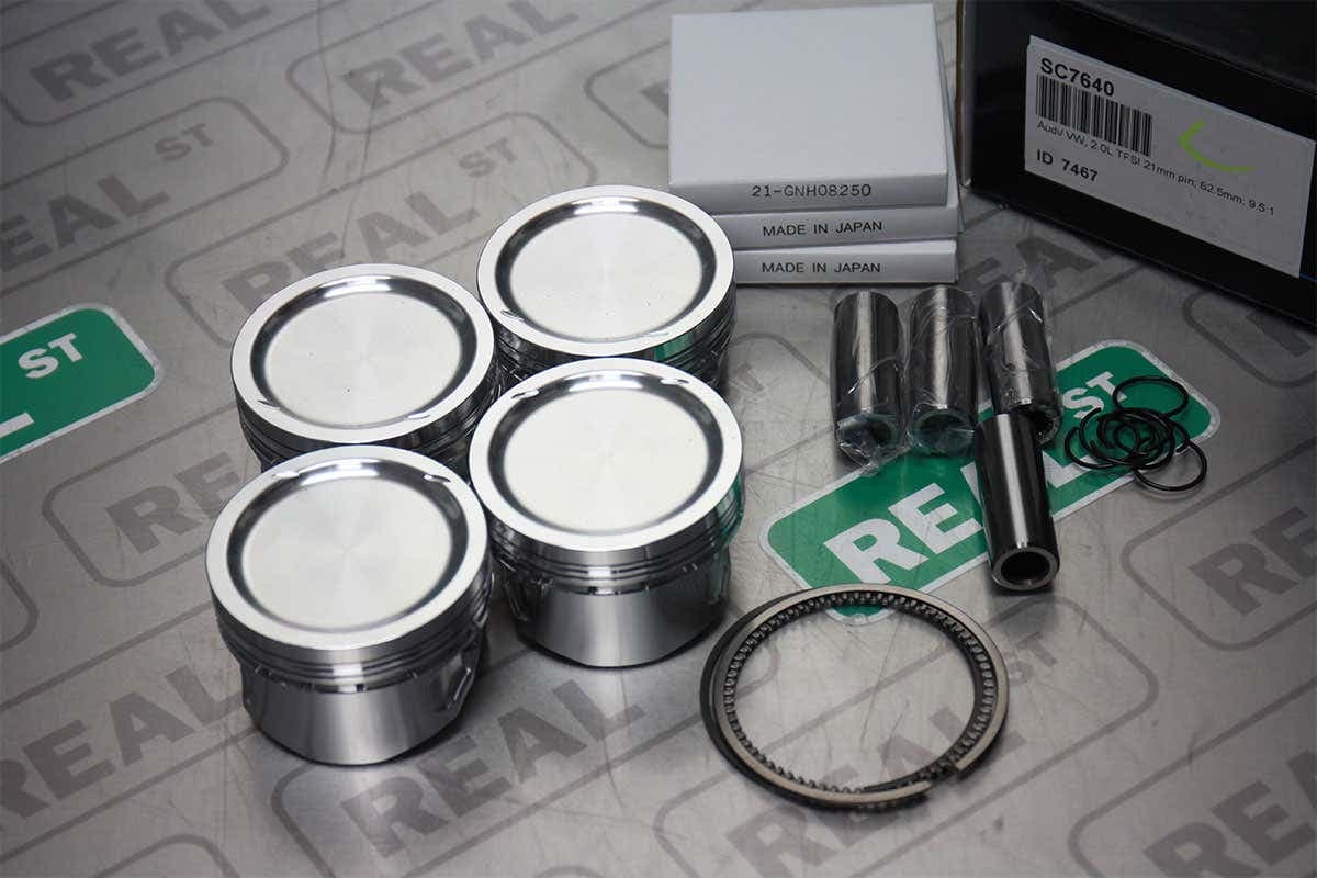 Поршни CP Pistons (21 мм, палец 21 мм, СЖ 9.5:1) — TT 08-09 MK2 8J