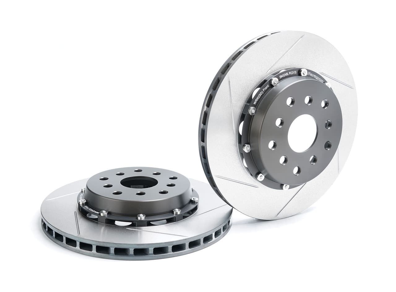 Paragon 2-piece Rotors Front Pair 294mm x 24mm (11.57" x 0.94") - 02-07 Subaru Impreza WRX 7-9 (GDA / GGA)