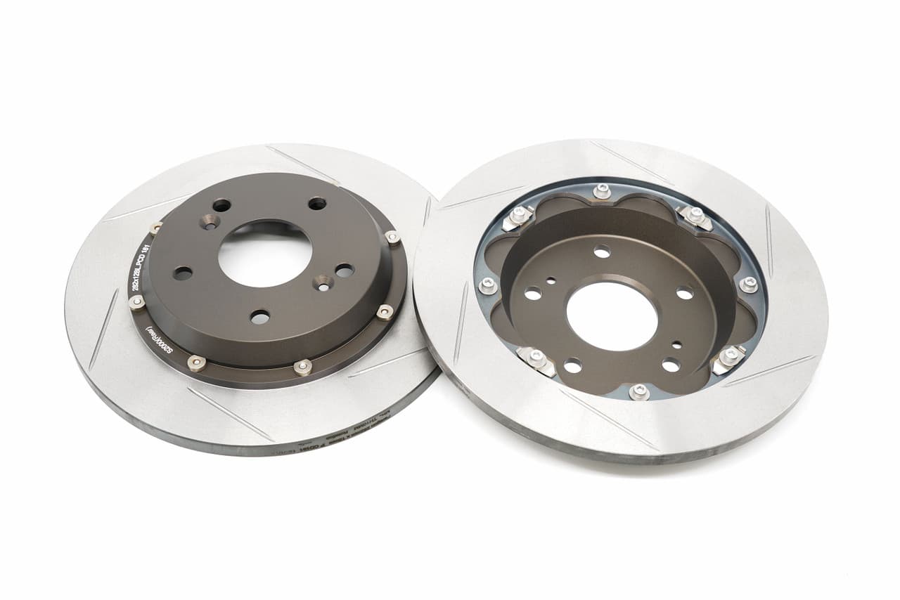 Paragon 2-piece Rotors Rear Pair 282mm x 12mm (11.10" x 0.47") - Honda S2000