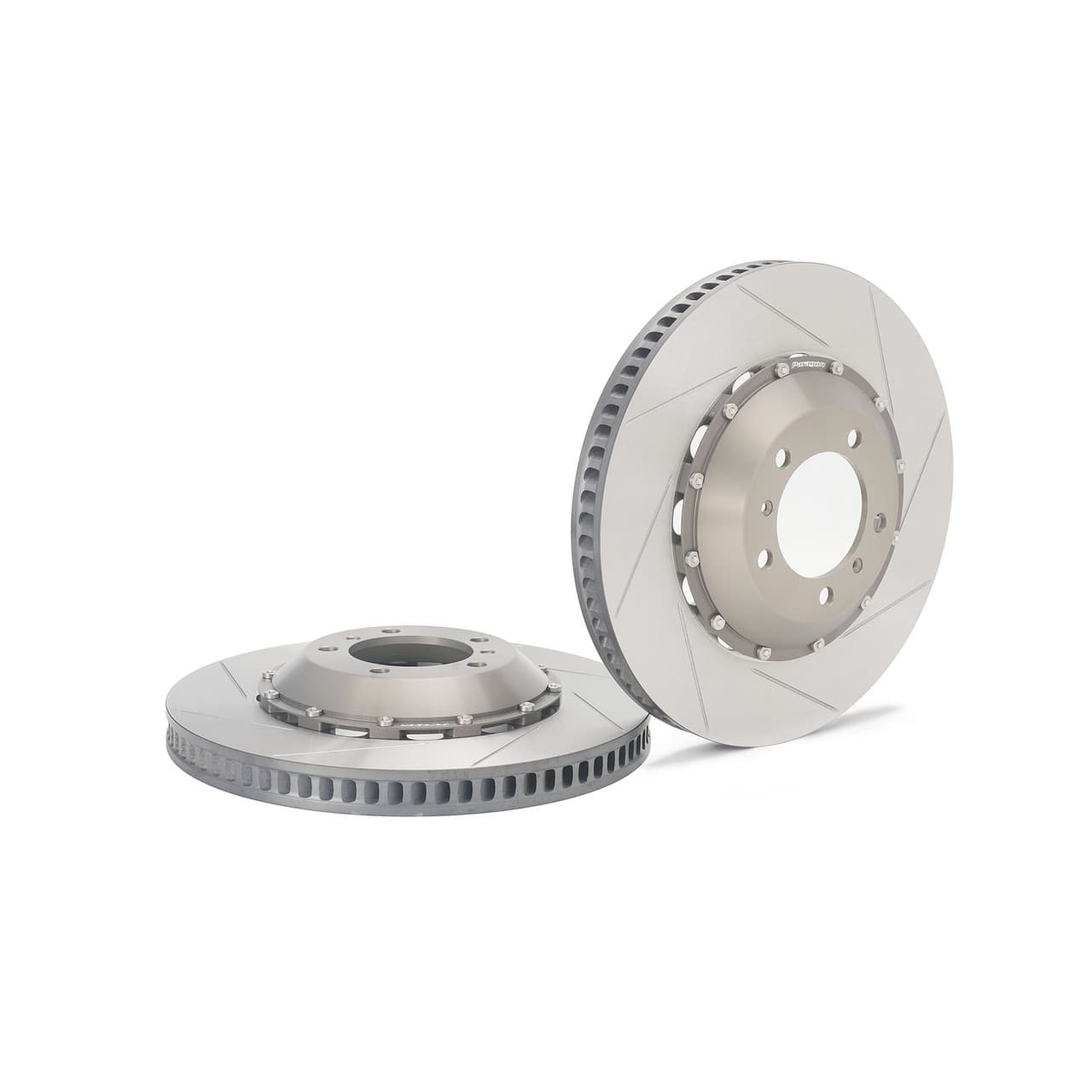 Paragon 2-piece Rotors Front Pair 410mm x 36.5mm (16.14" x 1.44") - Porsche 981/718 Cayman GT4 (Iron Conversion)
