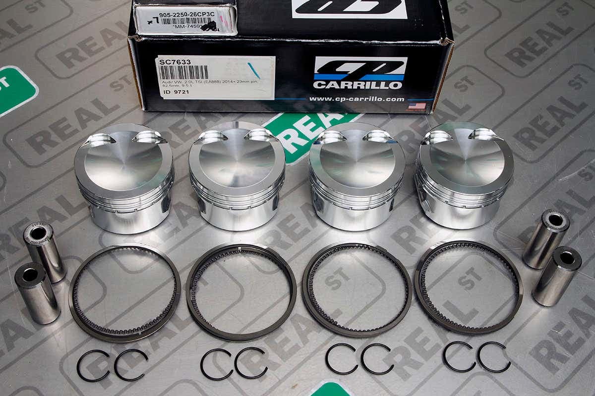 Поршни CP Pistons (23 мм, палец 23 мм, СЖ 9.5:1) — A4 17+ B9