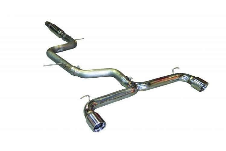 Выхлоп Injen Cat-Back 3″ с dual полированными насадками 4″ — VW GTI MK7 15–17