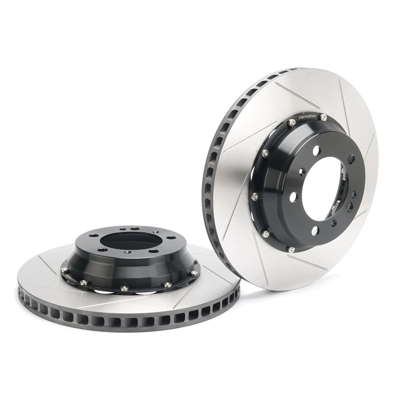 Paragon 2-piece Rotors Rear Pair 350mm x 28mm (13.78" x 1.10") - Porsche 997 Carrera S / 4S / GTS (Larger Rotor)
