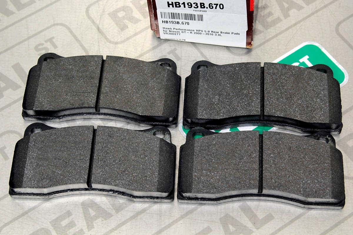 Тормозные колодки Hawk HPS 5.0 (задние, 0.670″) — GTR R35