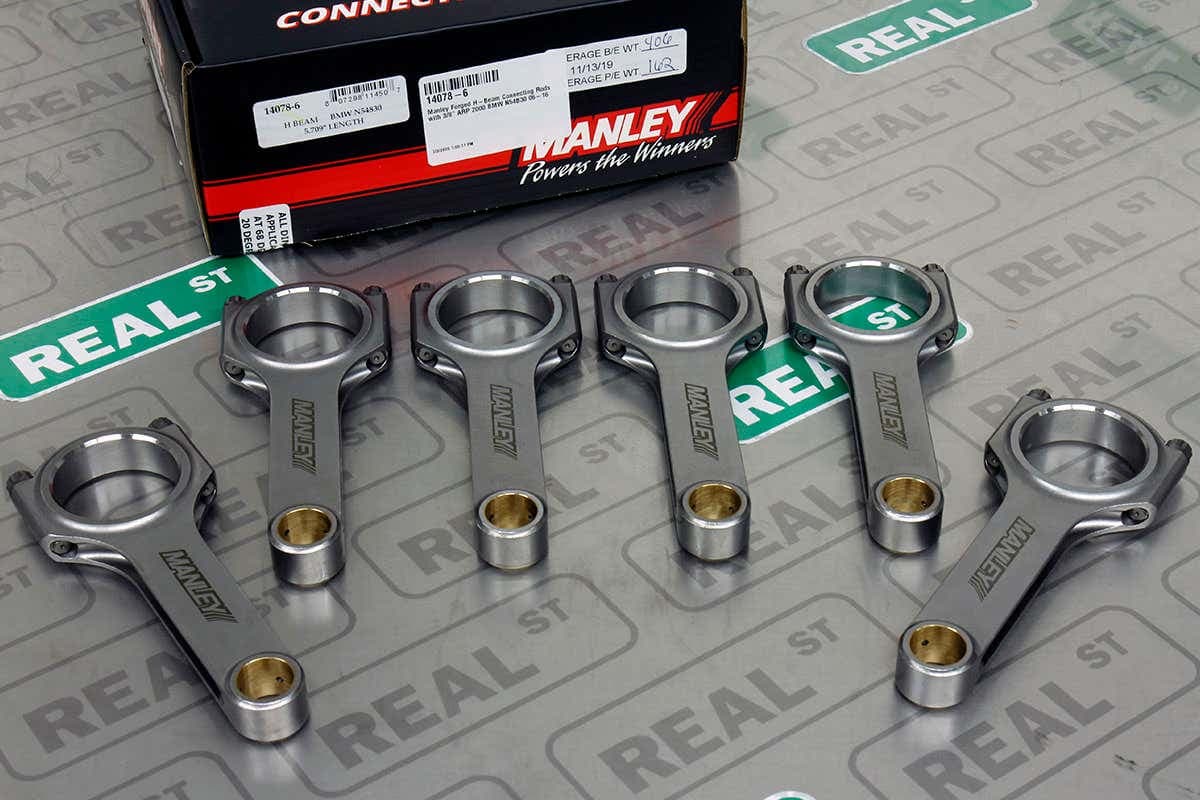 Шатуны Manley H-Beam (5.709" / 145 мм, ARP) — 135i 08-10 E82