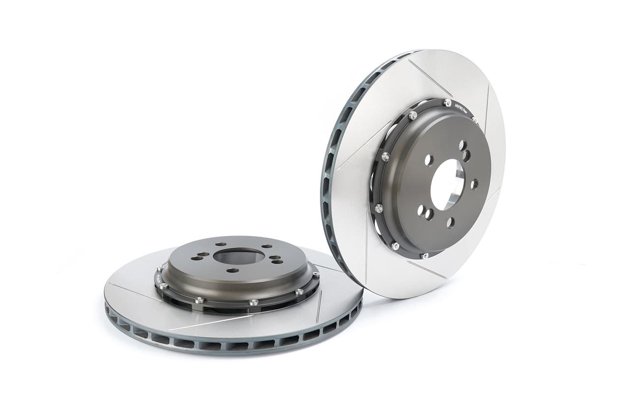 Paragon 2-piece Rotors Rear Pair 370x24mm (14.57x0.94") - BMW M2 (G87) / M3 (G80) / M4 (G82/G83) Iron Conversion