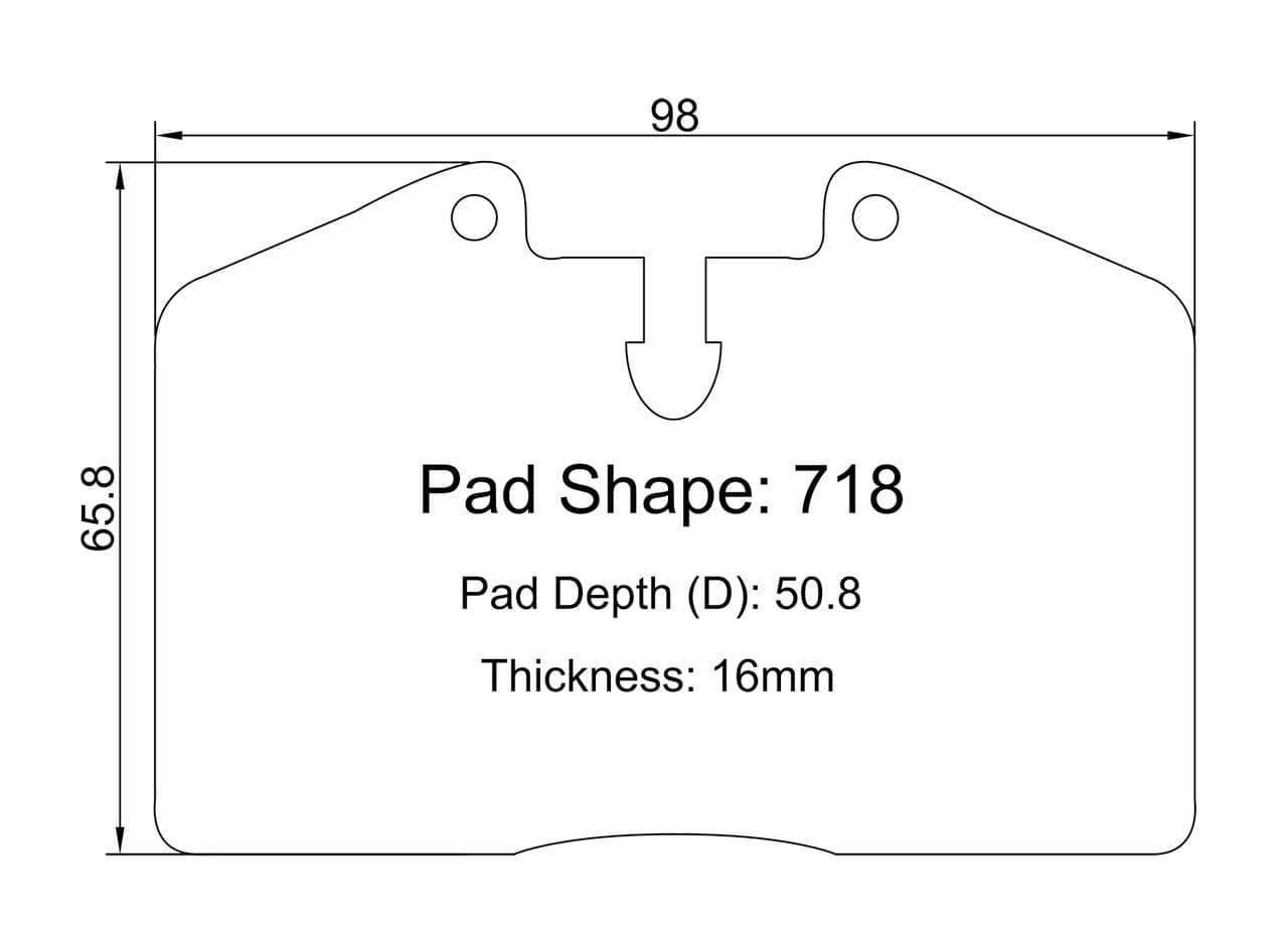 Paragon PBP718 Brake Pads