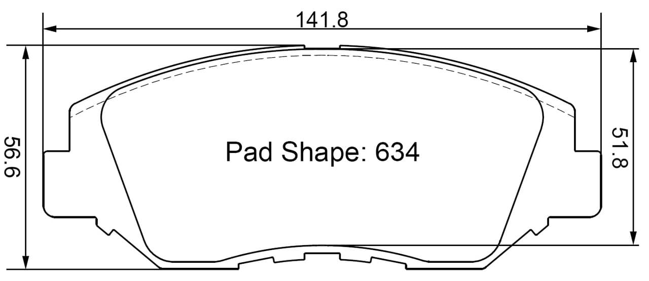 Paragon PBP634 Brake Pads