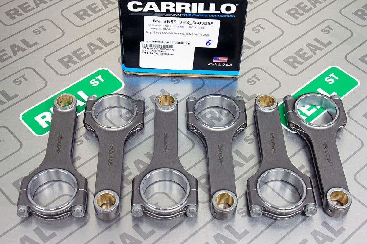 Шатуны Carrillo Rods H Beam (5.683" / 144.35 мм) — M3 15-18 F80