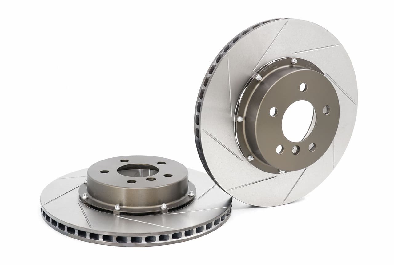 Paragon 2-piece Rotors Rear Pair 345mm x 24mm (13.58" x 0.94") - BMW M Performance / M Sport (160mm E-brake Drum)