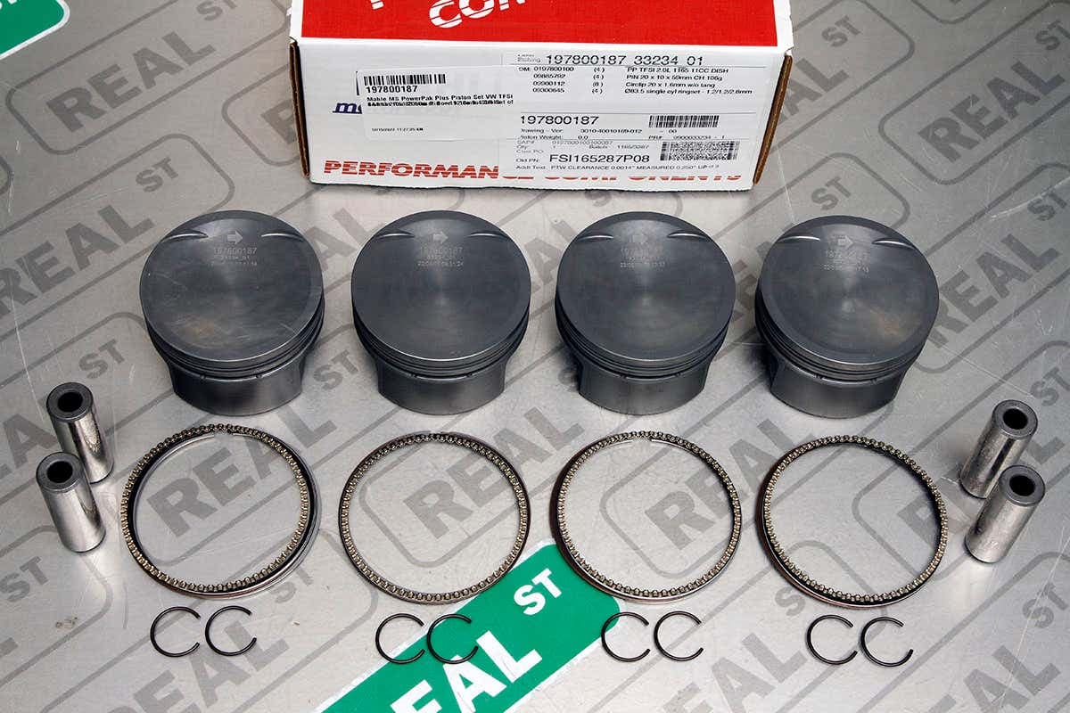 Поршни MAHLE Motorsports PowerPak (20 мм, палец 20 мм, СЖ 9.4:1) — TT 08-09 MK2 8J