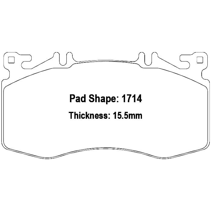 Paragon PBP1714 Brake Pads
