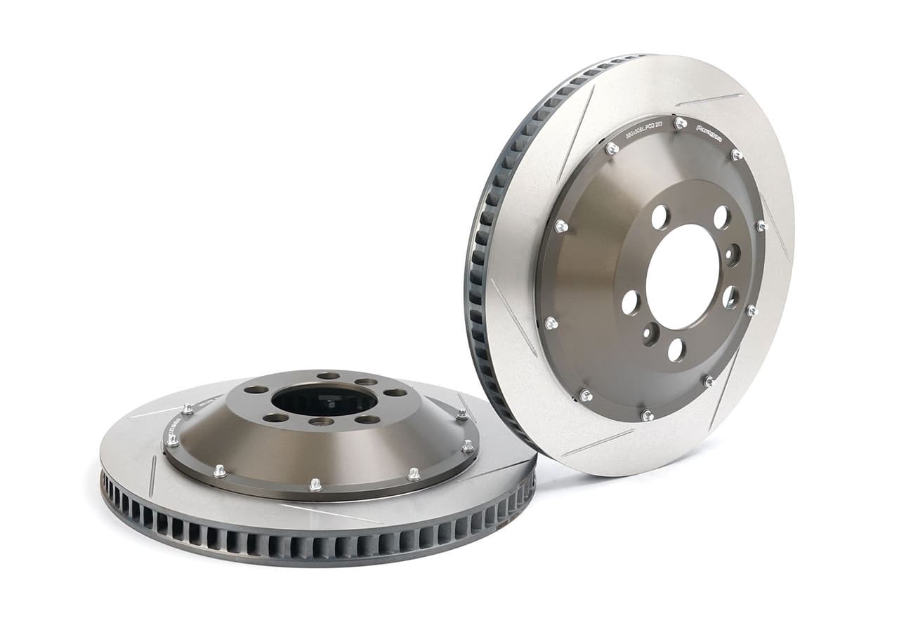 Paragon 2-piece Rotors Rear Pair 380mm x 30mm (14.96" x 1.18") - Porsche 991 GT3 Cup