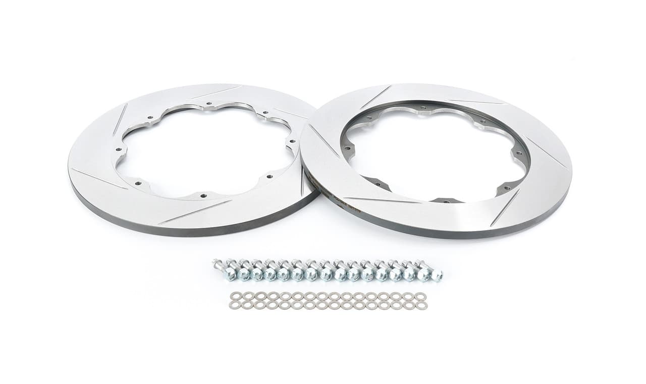 Paragon 350mm Replacement Rotors for Honda Civic Type R FK8 / FL5 - Rear Pair (Larger Rotor)