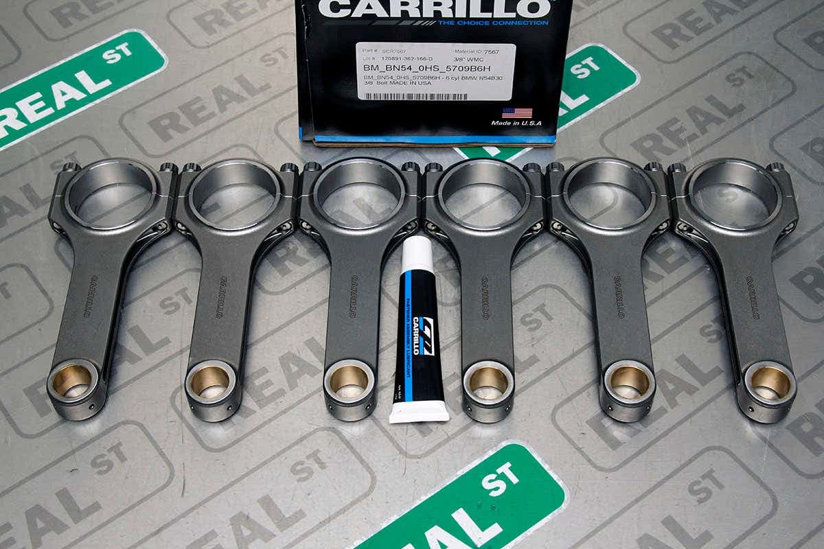 Шатуны Carrillo Rods H Beam (5.709" / 145 мм) — 135i 08-10 E82