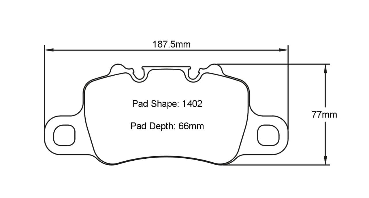 Paragon PBP1402 Brake Pads