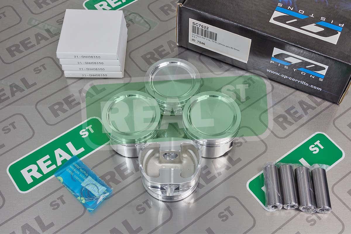 Поршни CP Pistons (20 мм, палец 20 мм, СЖ 9.5:1) — TT 08-09 MK2 8J