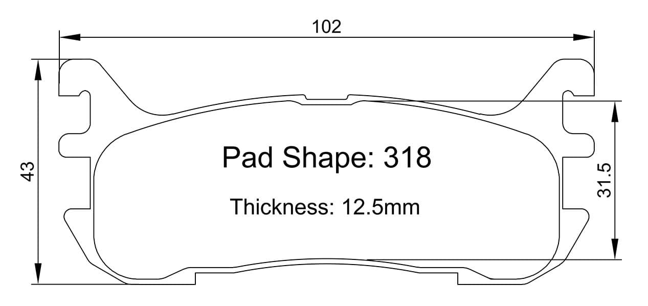Paragon PBP318 Brake Pads