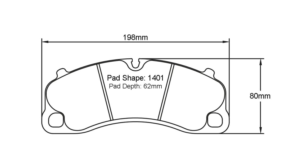 Paragon PBP1401 Brake Pads