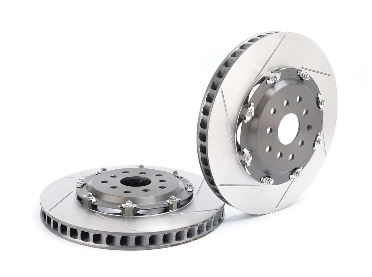 Paragon 2-piece Rotors Front Pair 340mm x 30mm (13.79" x 1.18") - 18+ Subaru WRX STI 6-pot calipers (VAB / VAF)