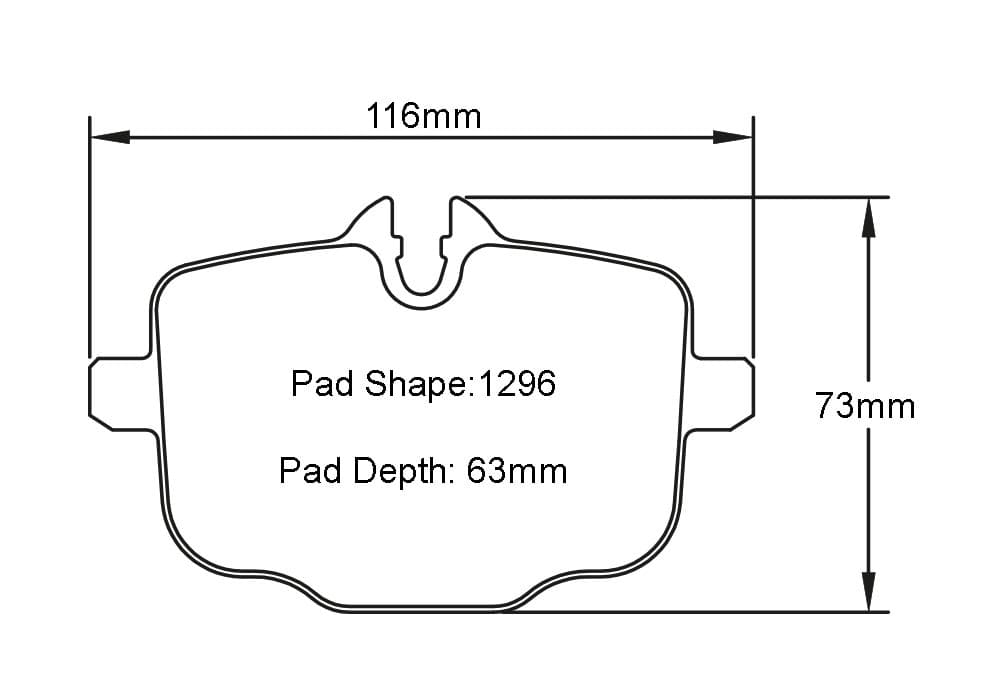 Paragon PBP1296 Brake Pads