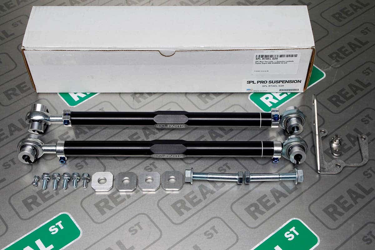 Рычаги схождения SPL (задние, adjustable + eccentric lockout) — Toyota Supra A90 / BMW Z4 G29